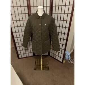 toggi riding Coat Quilted Green Women’s Size 10